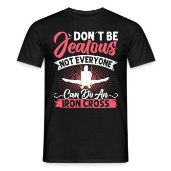 Ring Gymnastics Gymnastics - Men's T-Shirt - black - Front - AI Model Male 178 light (178cm)