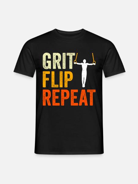 Ring Gymnastics Gymnastics - Men's T-Shirt - black