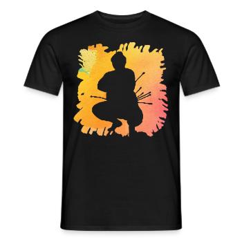 Sumo - Männer T-Shirt - Schwarz - Vorne - AI Model Male 178 light (178cm)