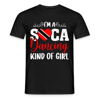 Soca Tanz Trinidad Tobago - Männer T-Shirt - Schwarz - Vorne - AI Model Male 178 light (178cm)
