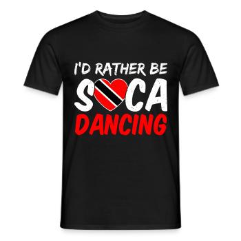 Soca Tanz Trinidad Tobago - Männer T-Shirt - Schwarz - Vorne - AI Model Male 178 light (178cm)