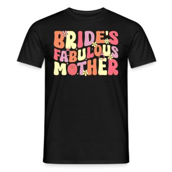 fabuleuse mère de la mariée groovy nuptiale douche maman - T-shirt homme - noir - Devant - AI Model Male 178 light (178cm)