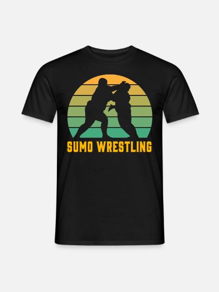 Sumo-Ringen - Männer T-Shirt - Schwarz