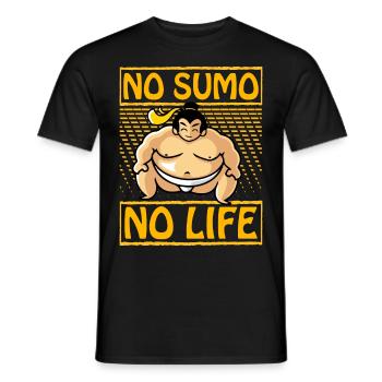 Pas de Sumo, pas de vie - T-shirt homme - noir - Devant - AI Model Male 178 light (178cm)