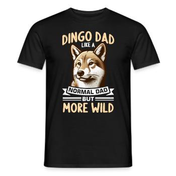 Dingo Australischer Hund - Männer T-Shirt - Schwarz - Vorne - AI Model Male 178 light (178cm)