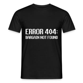 Garage Sale - Men's T-Shirt - black - Front - AI Model Male 178 light (178cm)
