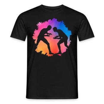 Lutte - T-shirt homme - noir - Devant - AI Model Male 178 light (178cm)