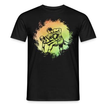 Lutte - T-shirt homme - noir - Devant - AI Model Male 178 light (178cm)