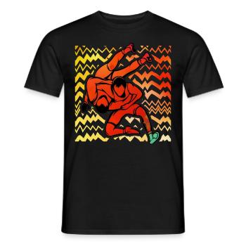 Lutte - T-shirt homme - noir - Devant - AI Model Male 178 light (178cm)