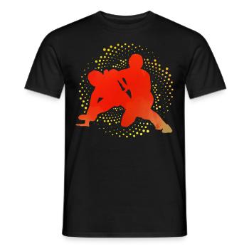 Lutte - T-shirt homme - noir - Devant - AI Model Male 178 light (178cm)