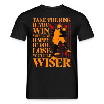 Lutte - T-shirt homme - noir - Devant - AI Model Male 178 light (178cm)
