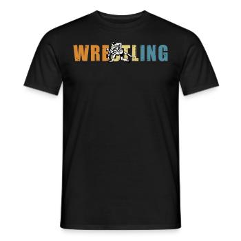 Wrestling - Männer T-Shirt - Schwarz - Vorne - AI Model Male 178 light (178cm)