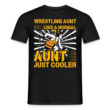 Lutter contre la tante comme une tante normale, juste plus cool - T-shirt homme - noir - Devant - AI Model Male 178 light (178cm)