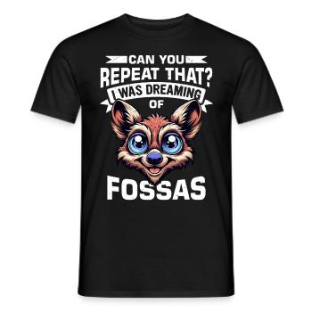 Fossa Animal - T-shirt homme - noir - Devant - AI Model Male 178 light (178cm)