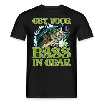 Mettez votre basse en vitesse - T-shirt homme - noir - Devant - AI Model Male 178 light (178cm)