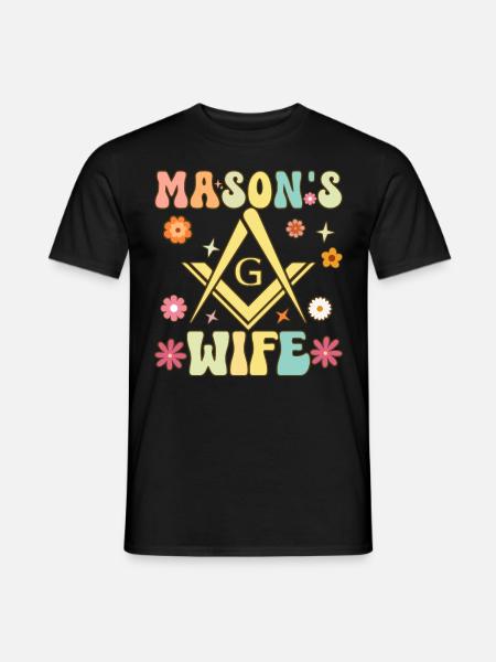 Franc-maçon Groovy Franc-maçonnerie Franc-maçonnerie - T-shirt homme - noir