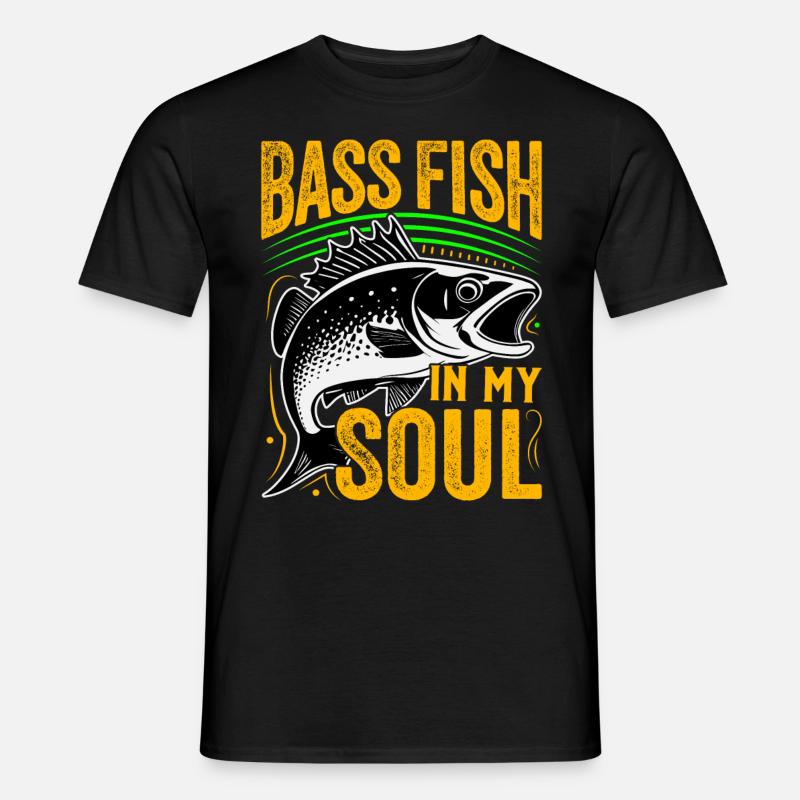 Barschfisch in meiner Seele - Männer T-Shirt - Schwarz