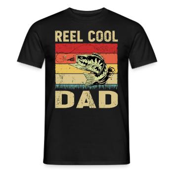 Moulinet Cool Dad - T-shirt homme - noir - Devant - AI Model Male 178 light (178cm)