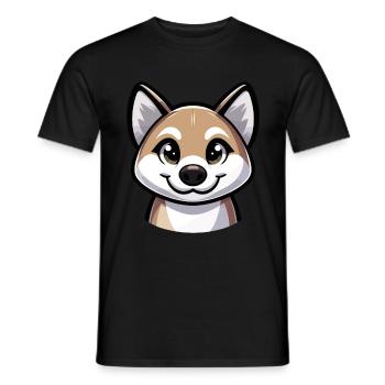 Australischer Dingo - Männer T-Shirt - Schwarz - Vorne - AI Model Male 178 light (178cm)