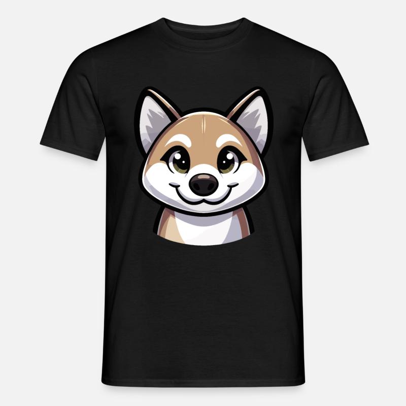Australischer Dingo - Männer T-Shirt - Schwarz