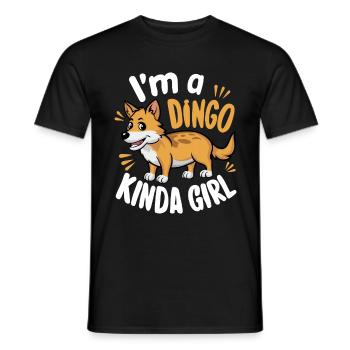 Australischer Dingo - Männer T-Shirt - Schwarz - Vorne - AI Model Male 178 light (178cm)
