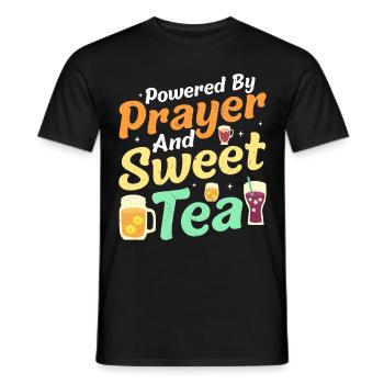Sweet Tea - Men's T-Shirt - black - Front - AI Model Male 178 light (178cm)