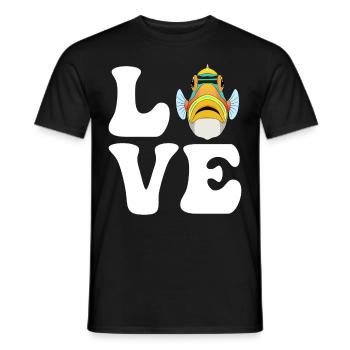 Humuhumunukunukuapua'a Hawaiianischer Riff-Drücker - Männer T-Shirt - Schwarz - Vorne - AI Model Male 178 light (178cm)