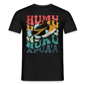 Humuhumunukunukuapua'a Hawaiian Reef Triggerfish - Men's T-Shirt - black - Front - AI Model Male 178 light (178cm)