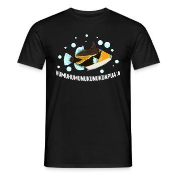 Humuhumunukunukuapua'a Hawaiianischer Riff-Drücker - Männer T-Shirt - Schwarz - Vorne - AI Model Male 178 light (178cm)