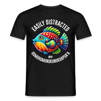 Hawaiian triggerfish Humuhumunukunukuapua'a - Men's T-Shirt - black - Front - AI Model Male 178 light (178cm)