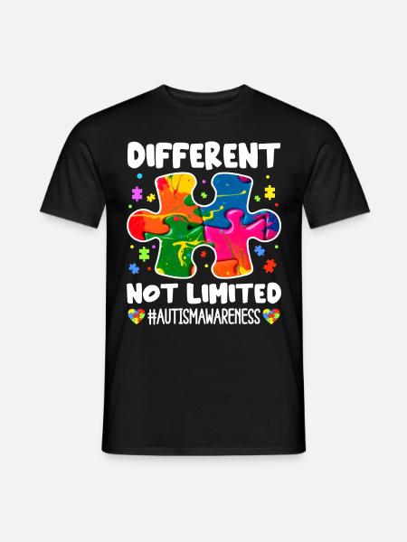Autism Autistic Autistic - Men's T-Shirt - black
