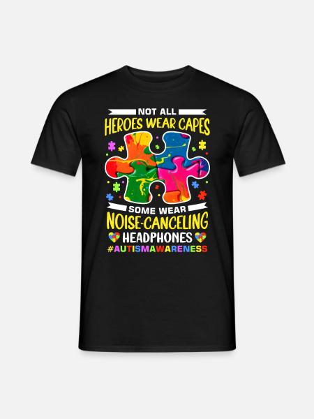 Autismus Autist Autistisch - Männer T-Shirt - Schwarz