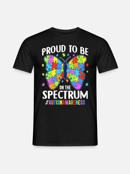 Autism Autistic Autistic - Men's T-Shirt - black