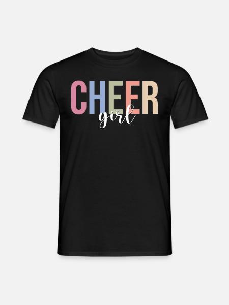 Cheerleading Female Cheerleader - Men's T-Shirt - black