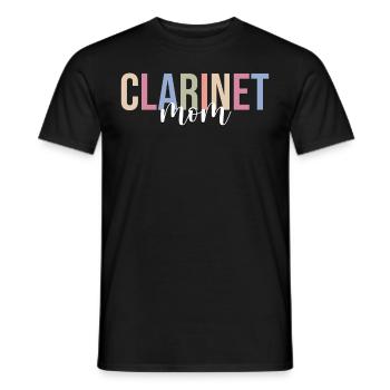 Clarinetist Clarinetist - Men's T-Shirt - black - Front - AI Model Male 178 light (178cm)