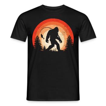 Barschfisch Big Foot - Männer T-Shirt - Schwarz - Vorne - AI Model Male 178 light (178cm)