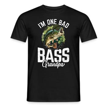 Je suis un grand-père de mauvaise basse - T-shirt homme - noir - Devant - AI Model Male 178 light (178cm)