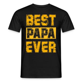 Bester Papa aller Zeiten - Männer T-Shirt - Schwarz - Vorne - AI Model Male 178 light (178cm)