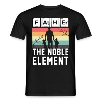 Père le noble élément - T-shirt homme - noir - Devant - AI Model Male 178 light (178cm)
