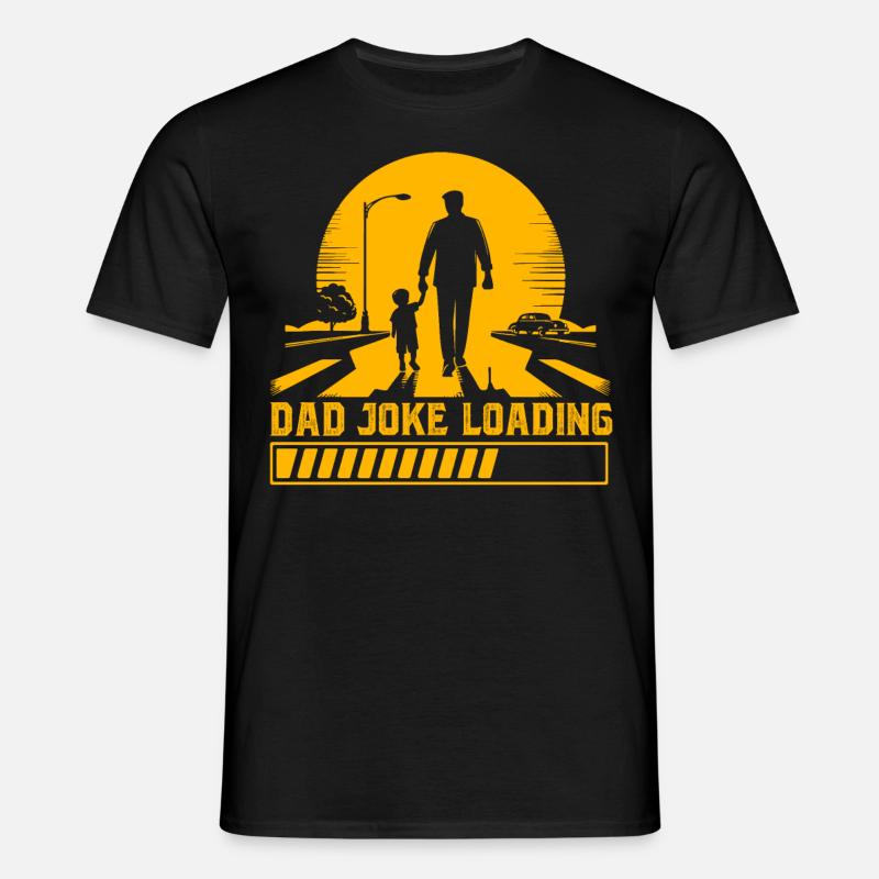 Dad Joke Loading - Men's T-Shirt - black