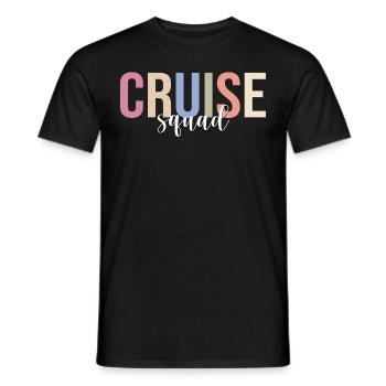 Croisière Vacances Croisière Bateau de croisière - T-shirt homme - noir - Devant - AI Model Male 178 light (178cm)