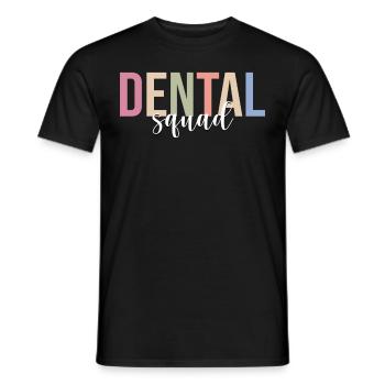 Dentist Orthodontists Student Dentistry - Men's T-Shirt - black - Front - AI Model Male 178 light (178cm)