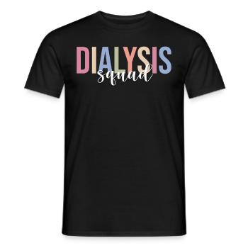 Dialyse-Techniker Dialyse-Techniker - Männer T-Shirt - Schwarz - Vorne - AI Model Male 178 light (178cm)