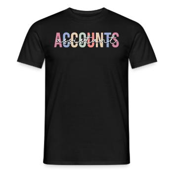 Secrétaire - T-shirt homme - noir - Devant - AI Model Male 178 light (178cm)
