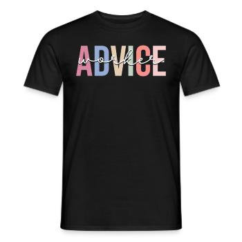 Beschäftigung - Männer T-Shirt - Schwarz - Vorne - AI Model Male 178 light (178cm)