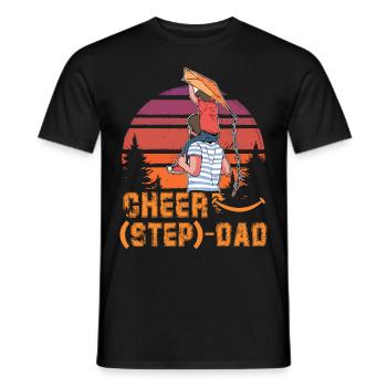 Cheer Beau-père - T-shirt homme - noir - Devant - AI Model Male 178 light (178cm)