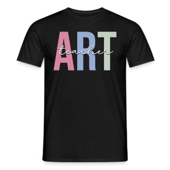 Teaching Artist, Painter, Art Therapist - Men's T-Shirt - black - Front - AI Model Male 178 light (178cm)