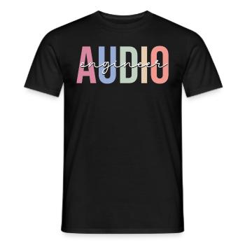 Ingénieur du son Ingénieur du son - T-shirt homme - noir - Devant - AI Model Male 178 light (178cm)
