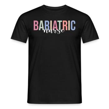 Nurse RN - Men's T-Shirt - black - Front - AI Model Male 178 light (178cm)