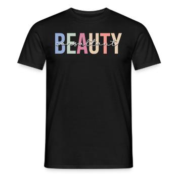 Make-up-Liebhaber - Männer T-Shirt - Schwarz - Vorne - AI Model Male 178 light (178cm)